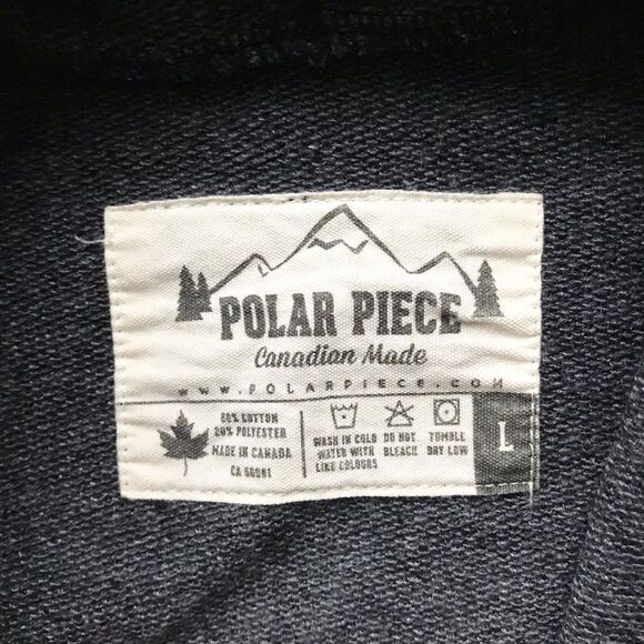 Polar Piece gray hooded jumpsuit EUC L(12-18 months) - Picture 4 of 5